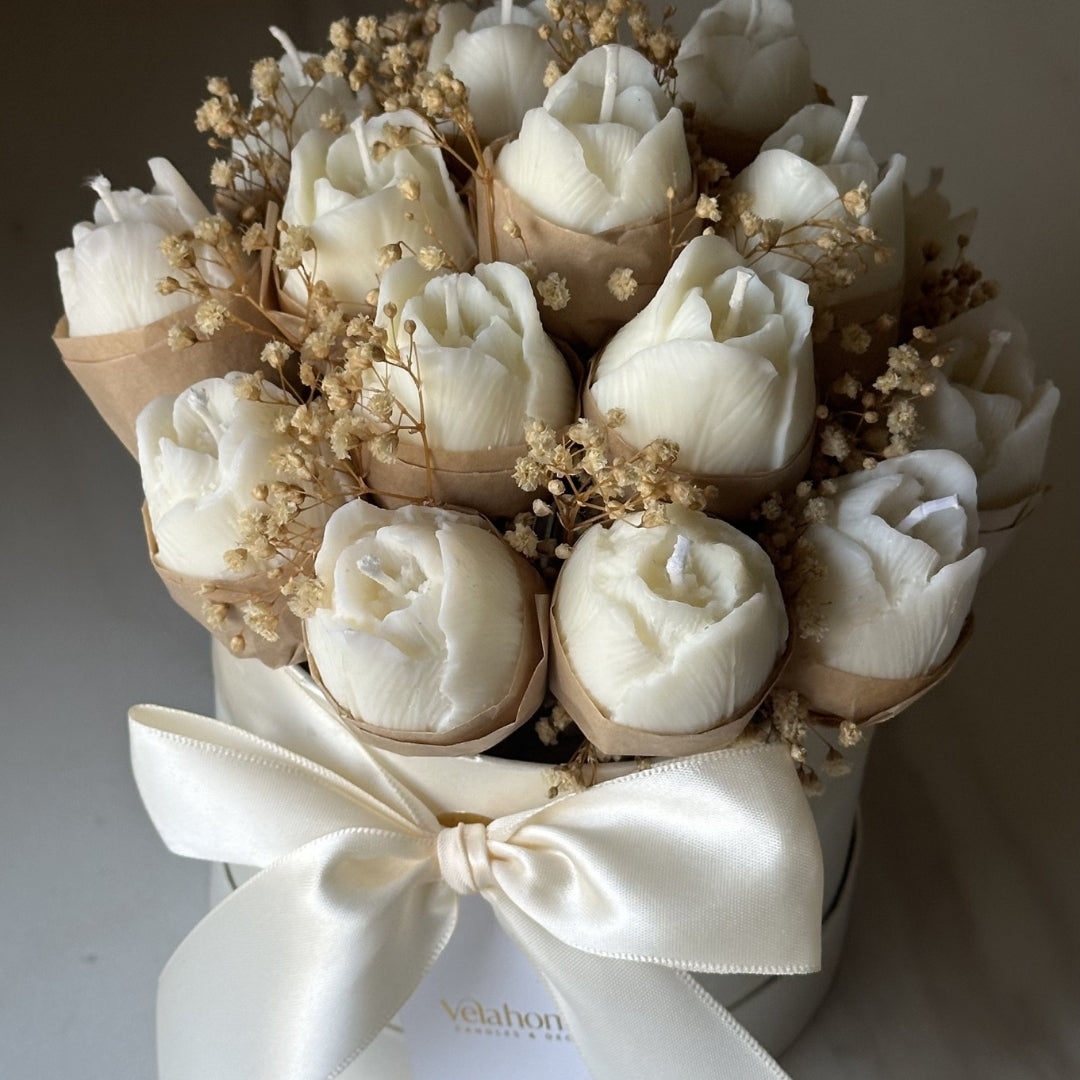 Bouquet de Tulipanes Blanco