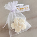 Vela Sagrada Familia en bolsa de organza