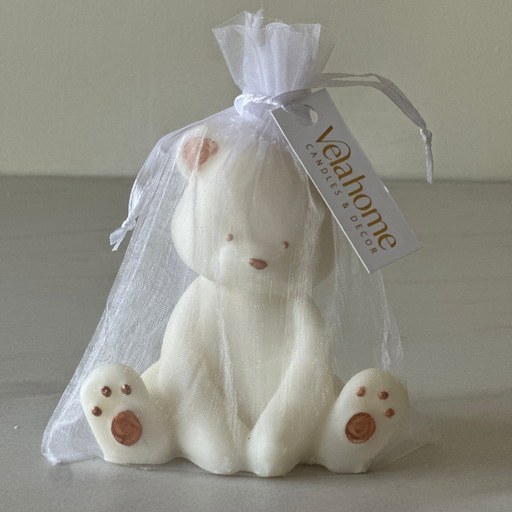 Vela Oso Grande en bolsa de organza