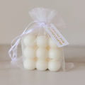 Vela Bubble en bolsa de organza