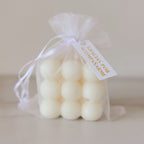 Vela Bubble en bolsa de organza