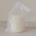Vela Drops en bolsa de organza