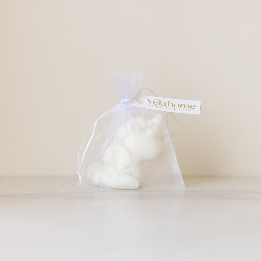 Vela Unicornio en bolsa de organza