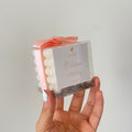 Vela Bubble 5x5 en caja de acetato