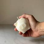 Vela Cerdito en bolsa de organza