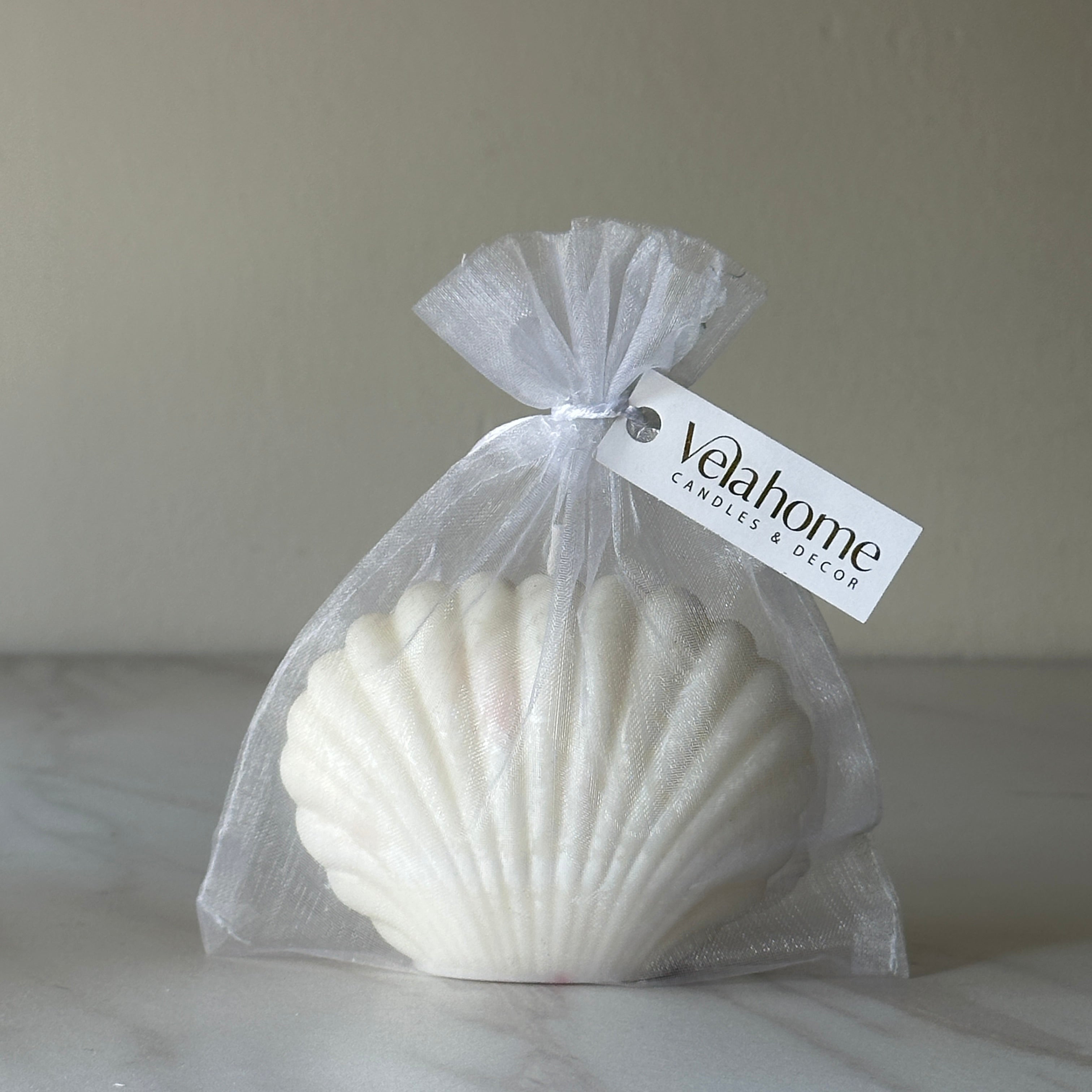 Vela Concha de Mar en bolsa de organza
