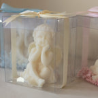 Vela Ángel en caja de acetato