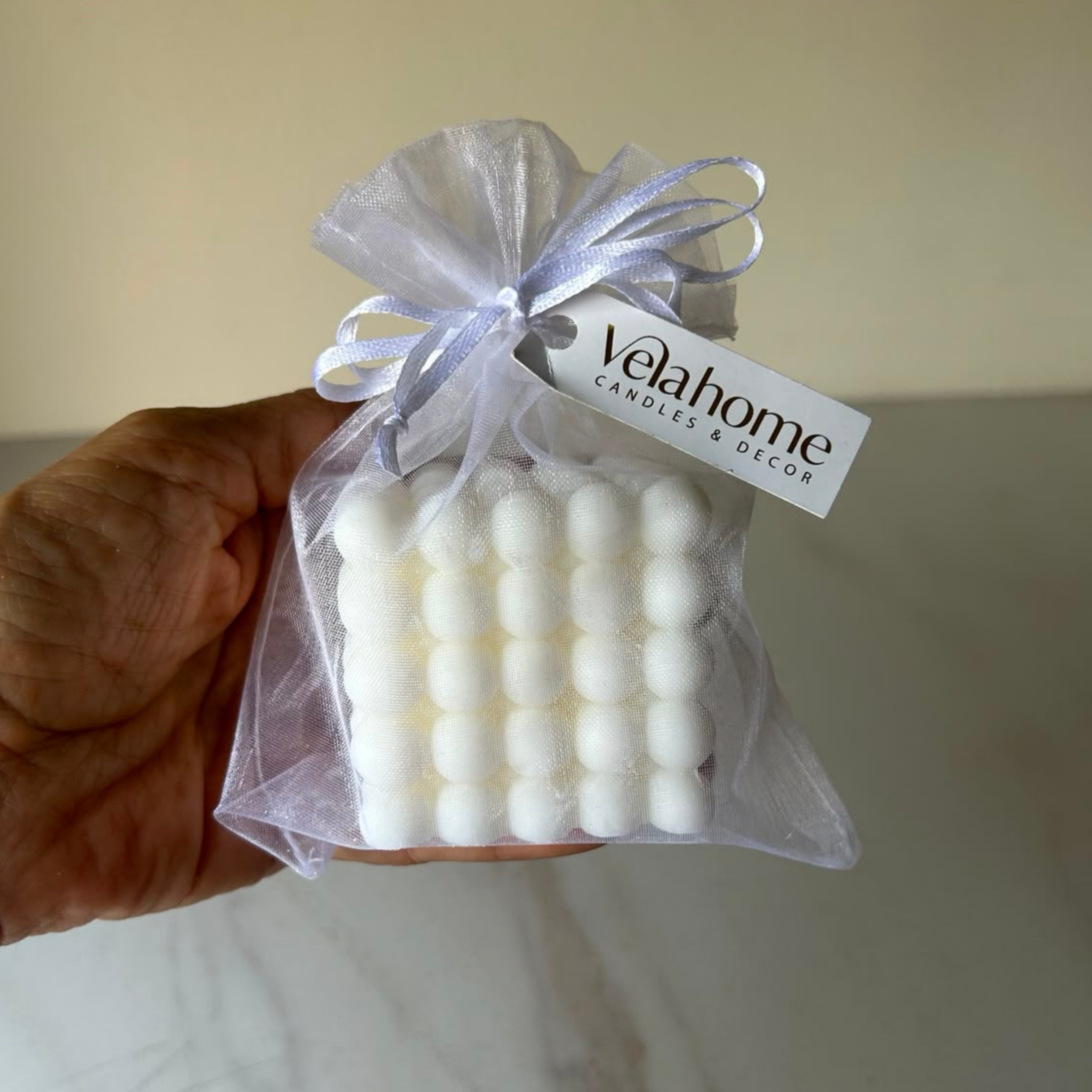 Vela Bubble 5x en Bolsa de Organza