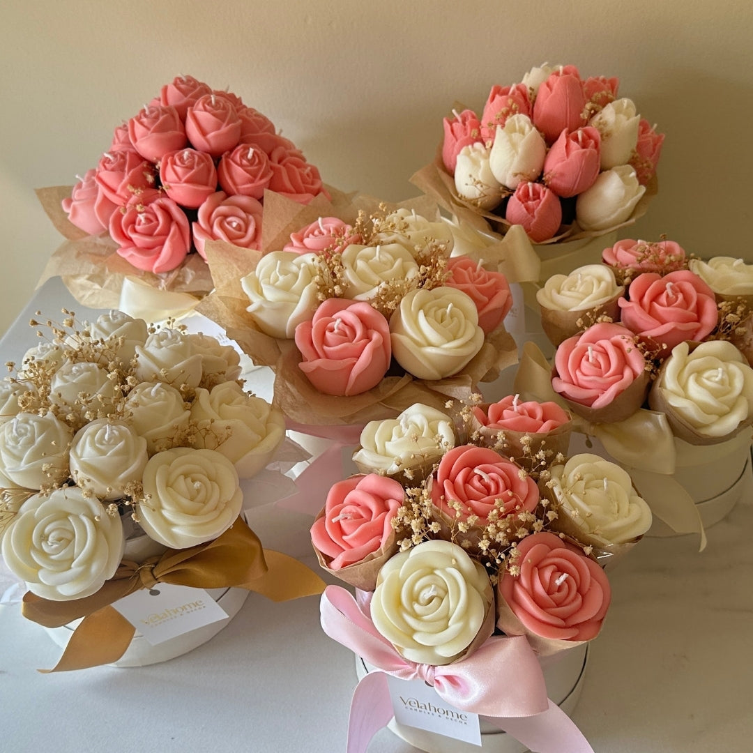 Bouquet de velas aromáticas