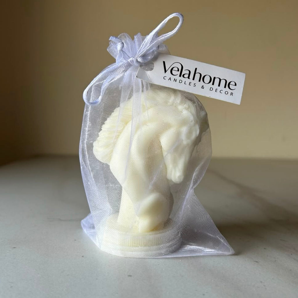 Vela Caballo en Bolsa de Organza