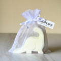 Vela Dinosaurio en bolsa de organza