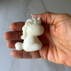 Vela Unicornio en Bolsa de Organza