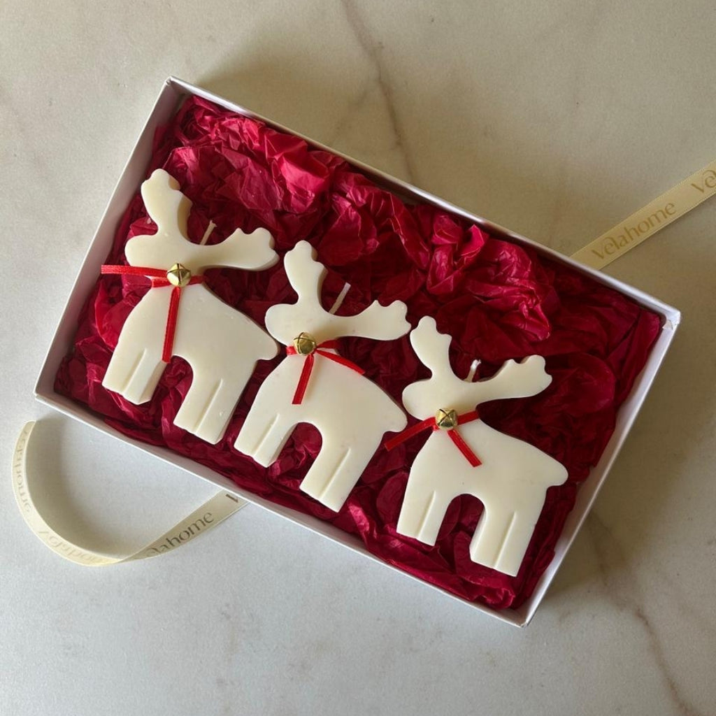 Three Baby Reindeer Set