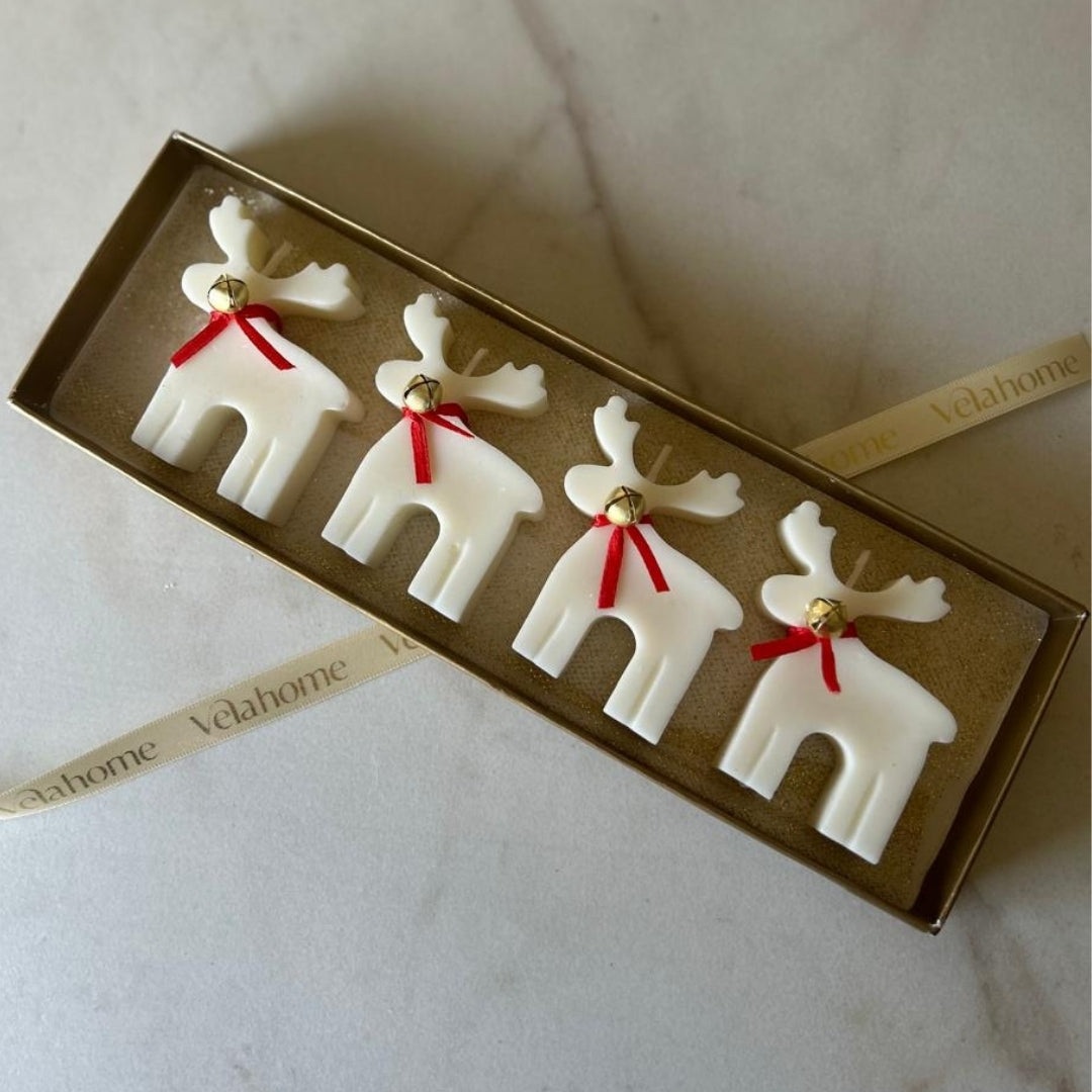 Four Baby Reindeer Set