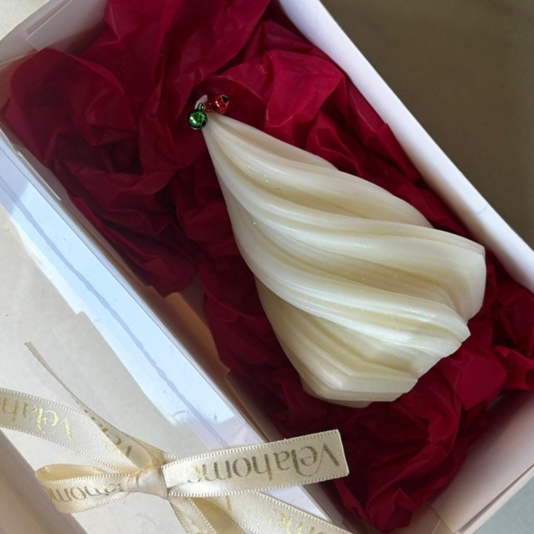 Vela Caramel Christmas Tree