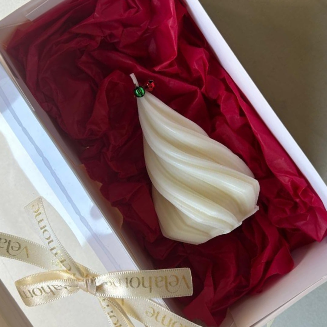 Vela Caramel Christmas Tree