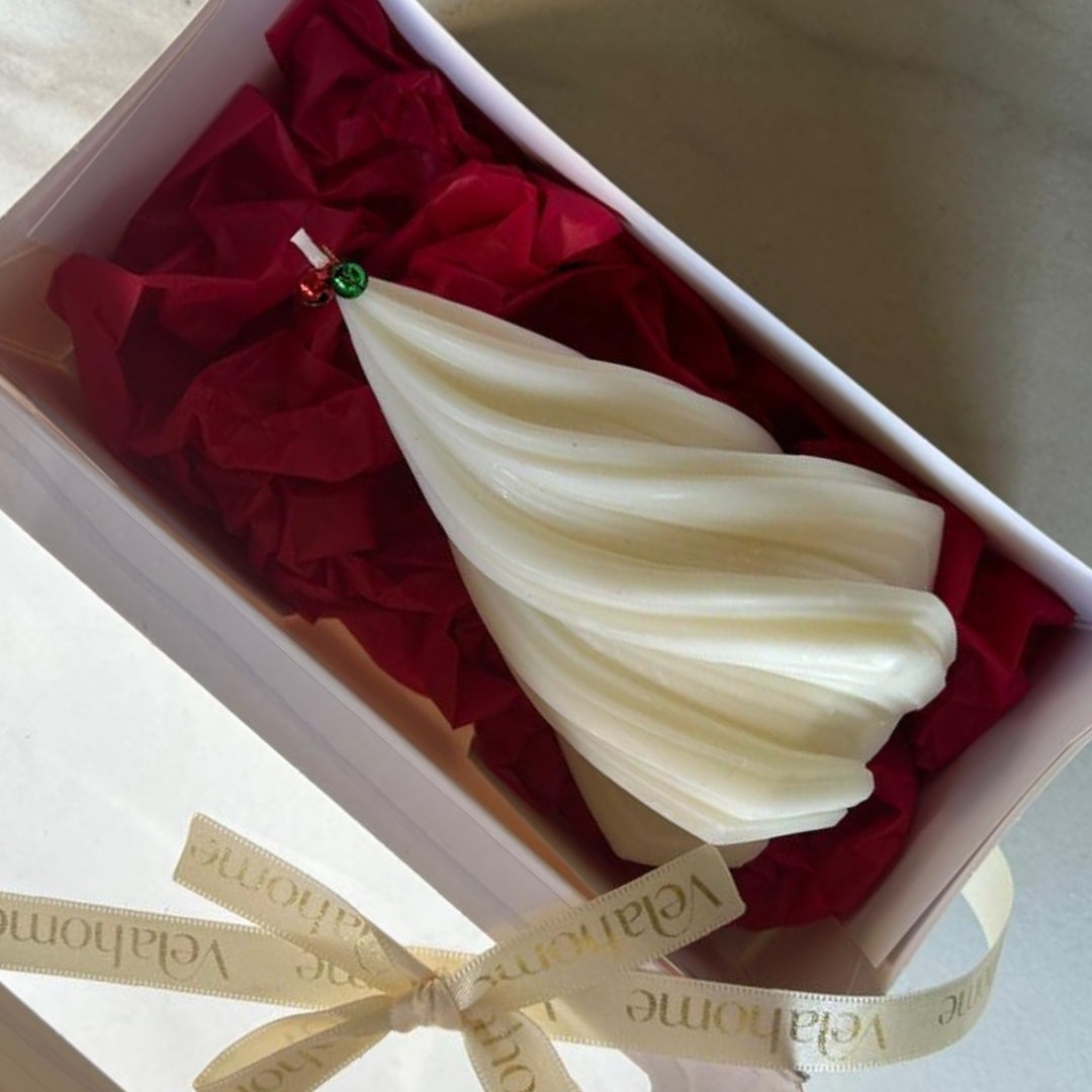 Vela Caramel Christmas Tree