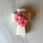 Vela Cruz con flores
