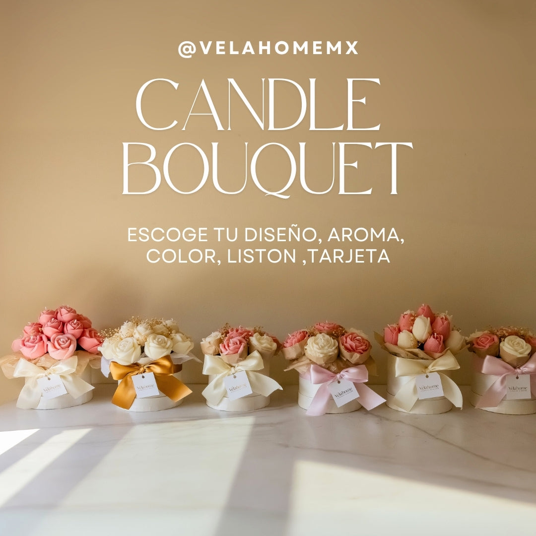 Bouquet de velas aromáticas