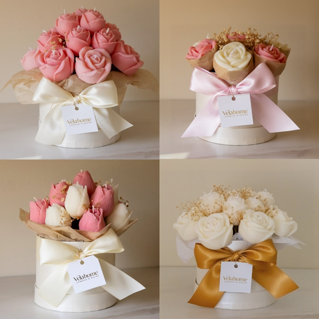 Bouquet de velas aromáticas