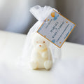 Vela Osito en Bolsa de Organza