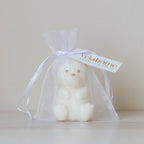 Vela Osito en bolsa de organza