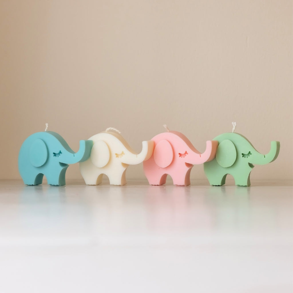 Vela Elefante en bolsa de organza