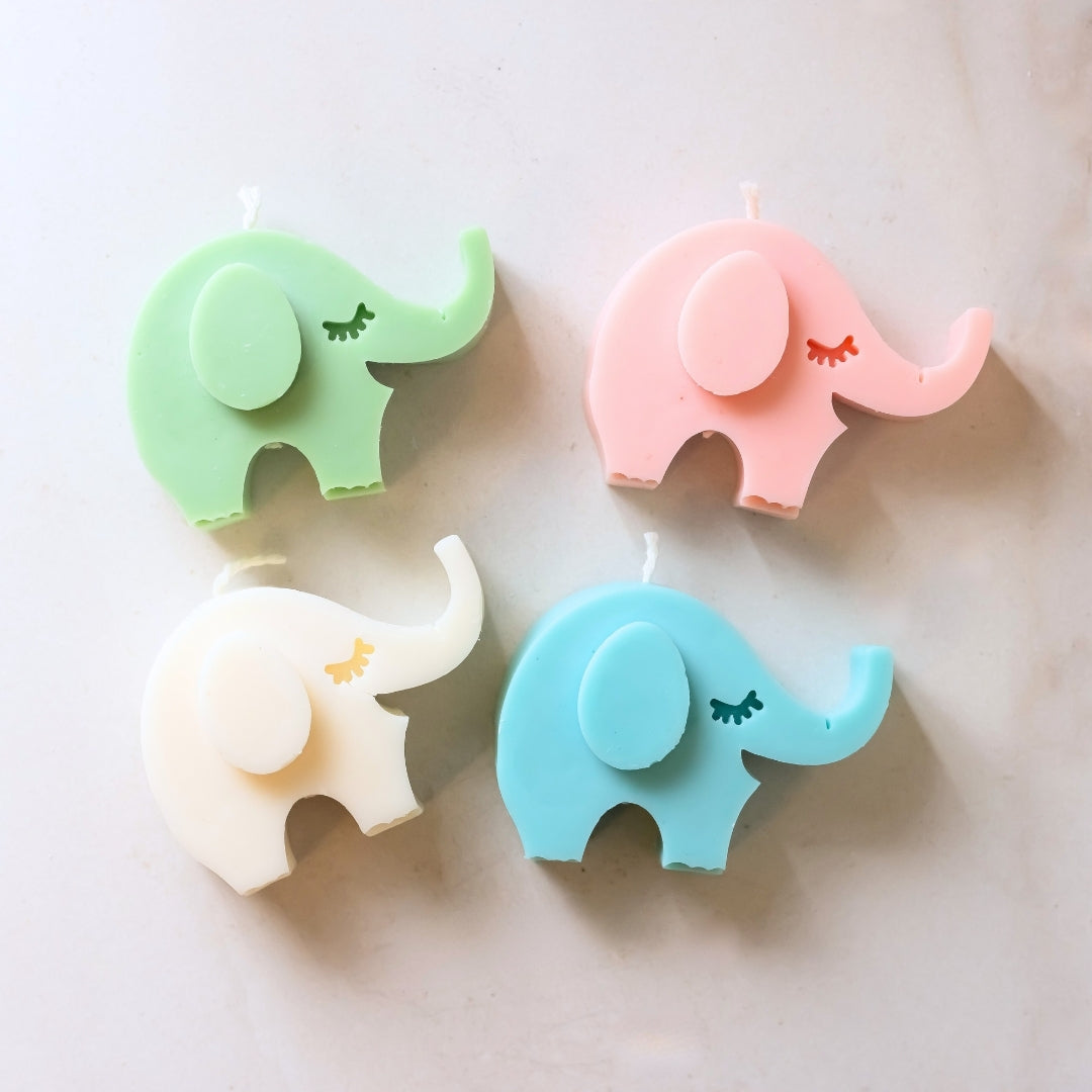 Vela Elefante en bolsa de organza