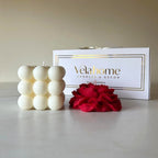 Vela Peonía & Bubble Set