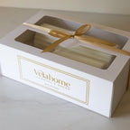 Set de velas Cilindros Rayados