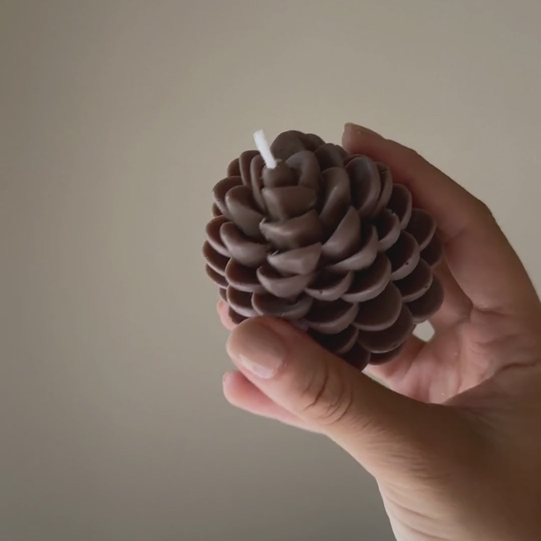 Vela Piña Navideña Mediana