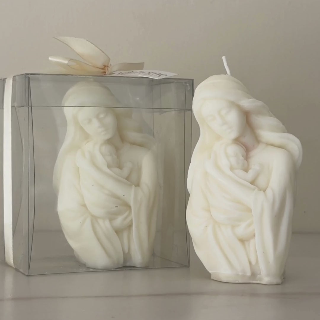 Vela Virgen María y Niño Jesús