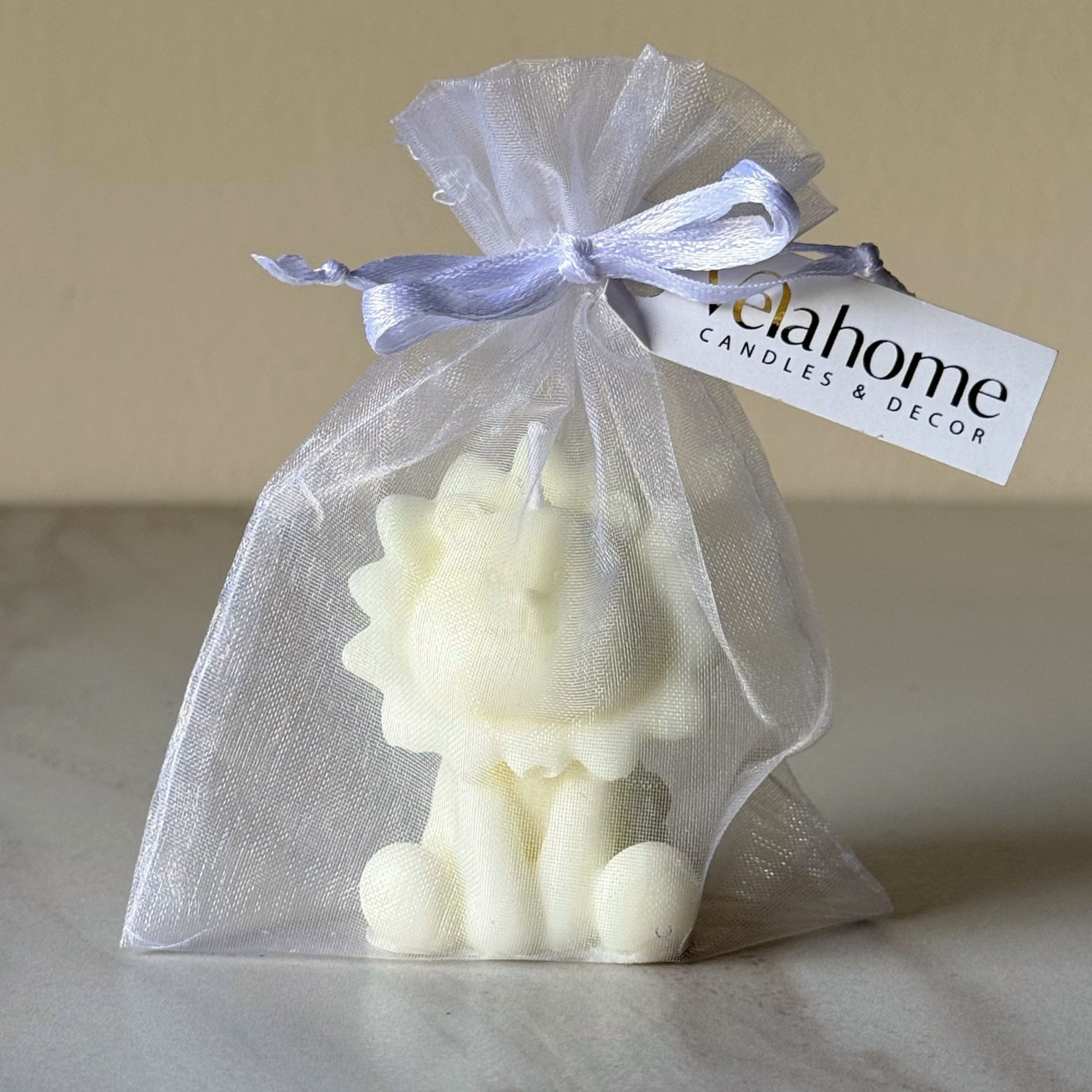 Vela Leoncito en Bolsa de Organza
