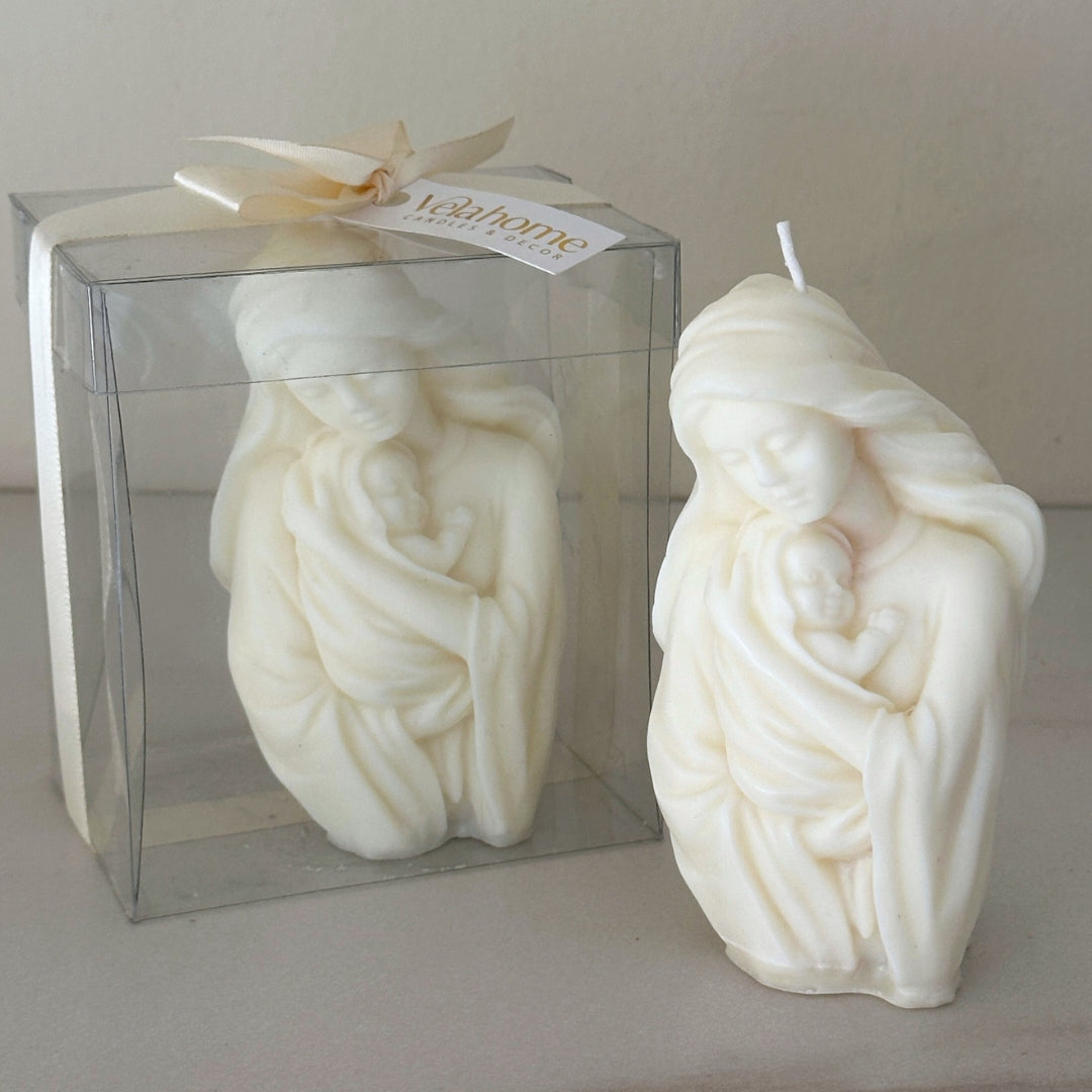 Vela Virgen María y Niño Jesús